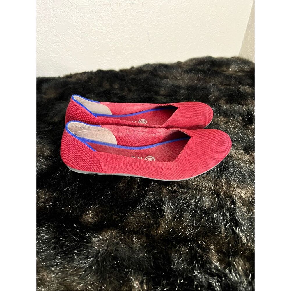 Rothy’s The Flat‎ Round Toe | Red | Size 7 flats shoes ballet
